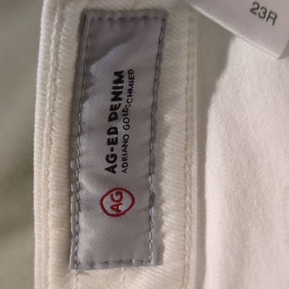 AG-ED Denim Adriano Goldschmied the ex-boyfriend slim slouchy slim size 23 R - Picture 10 of 13